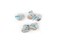 324ct Beach Wedding Stickers for Hershey's Kisses Candy Favors for Guests Blue - By Just Candy